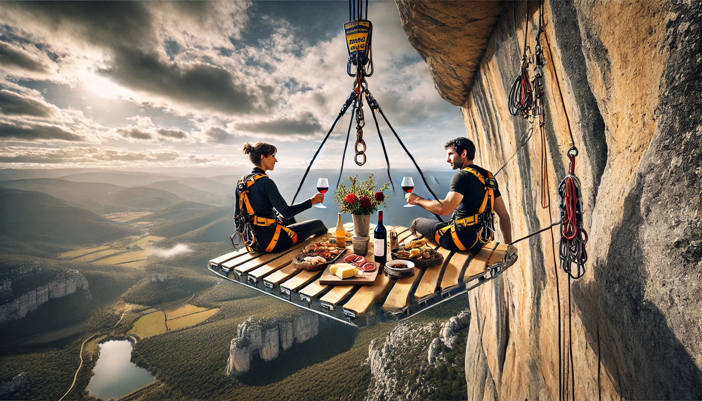 Apéro Portaledge : Une Expérience Vertigineuse et Conviviale Suspendue en Plein Air