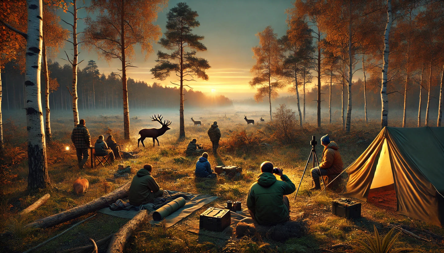 Randonnée Bivouac Brame du Cerf : 24 Heures d'Immersion Naturelle avec Observation et Affût